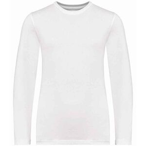 Native Spirit Childrens/Kids Natural Cotton Long-Sleeved T-Shirt / White